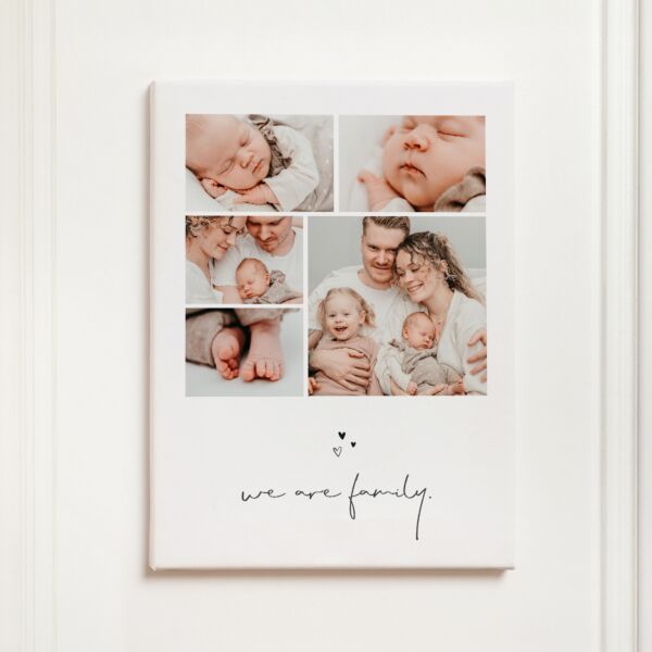 Leinwand We are Family