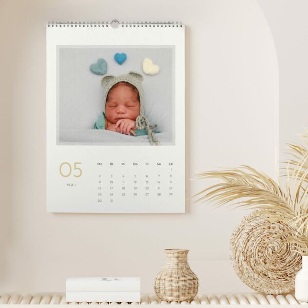 Wandkalender Gold