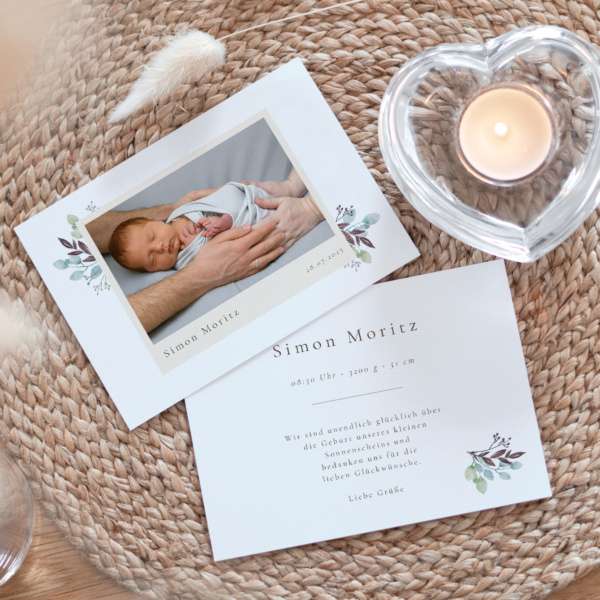 Geburtskarte Olive