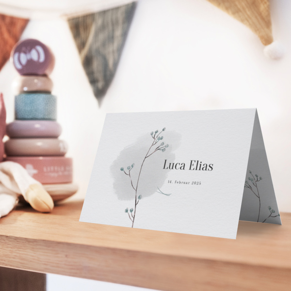 Geburtskarte Forever