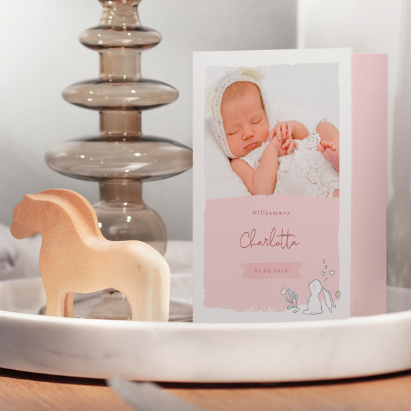 Geburtskarte Willkommen