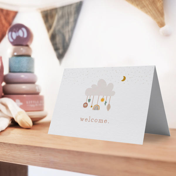 Geburtskarte Sweet Boho