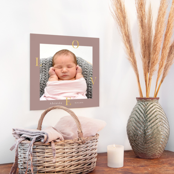 Alu Dibond Love Letter