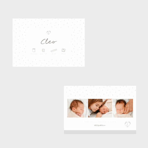 Poster Duo Kleine Füßchen