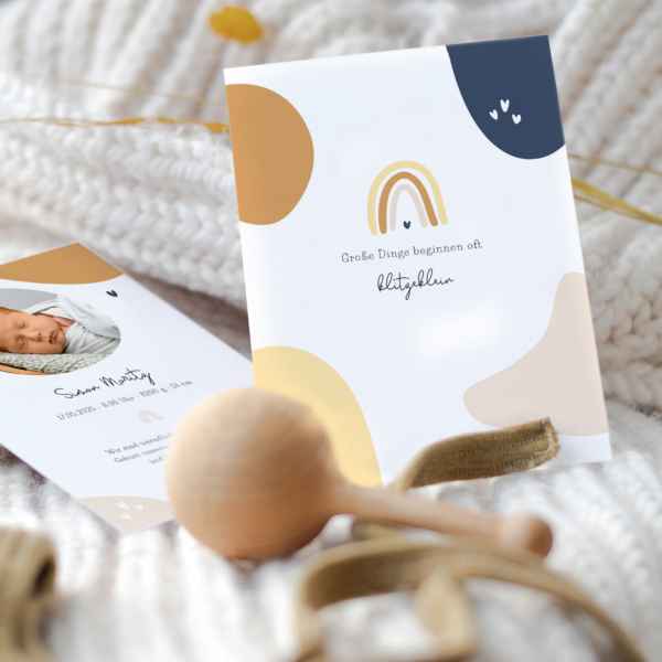 Geburtskarte Klitzeklein